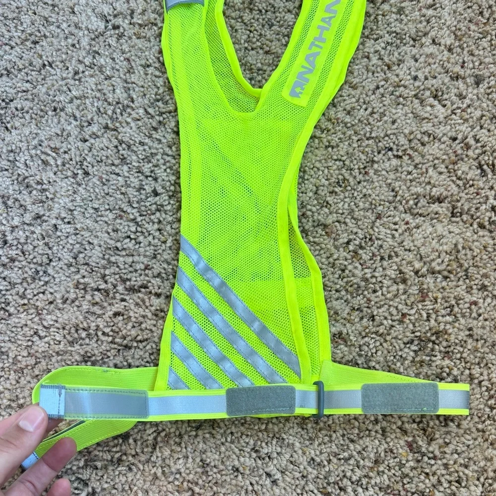 High-Visibility Safety Vest - Neon Yellow with Reflective Strips - Picture 5 of 5